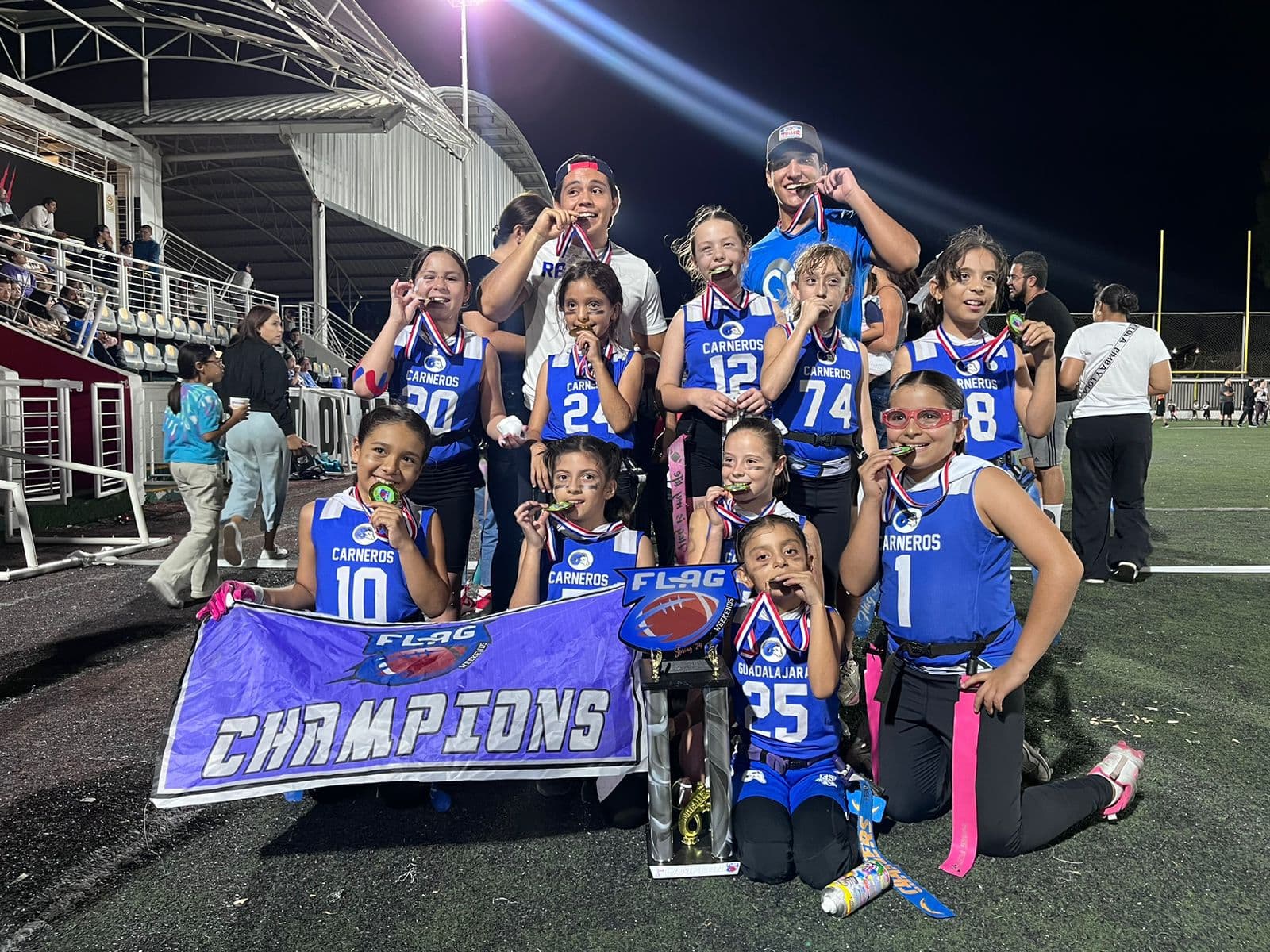 Categoría U10 de flag football
